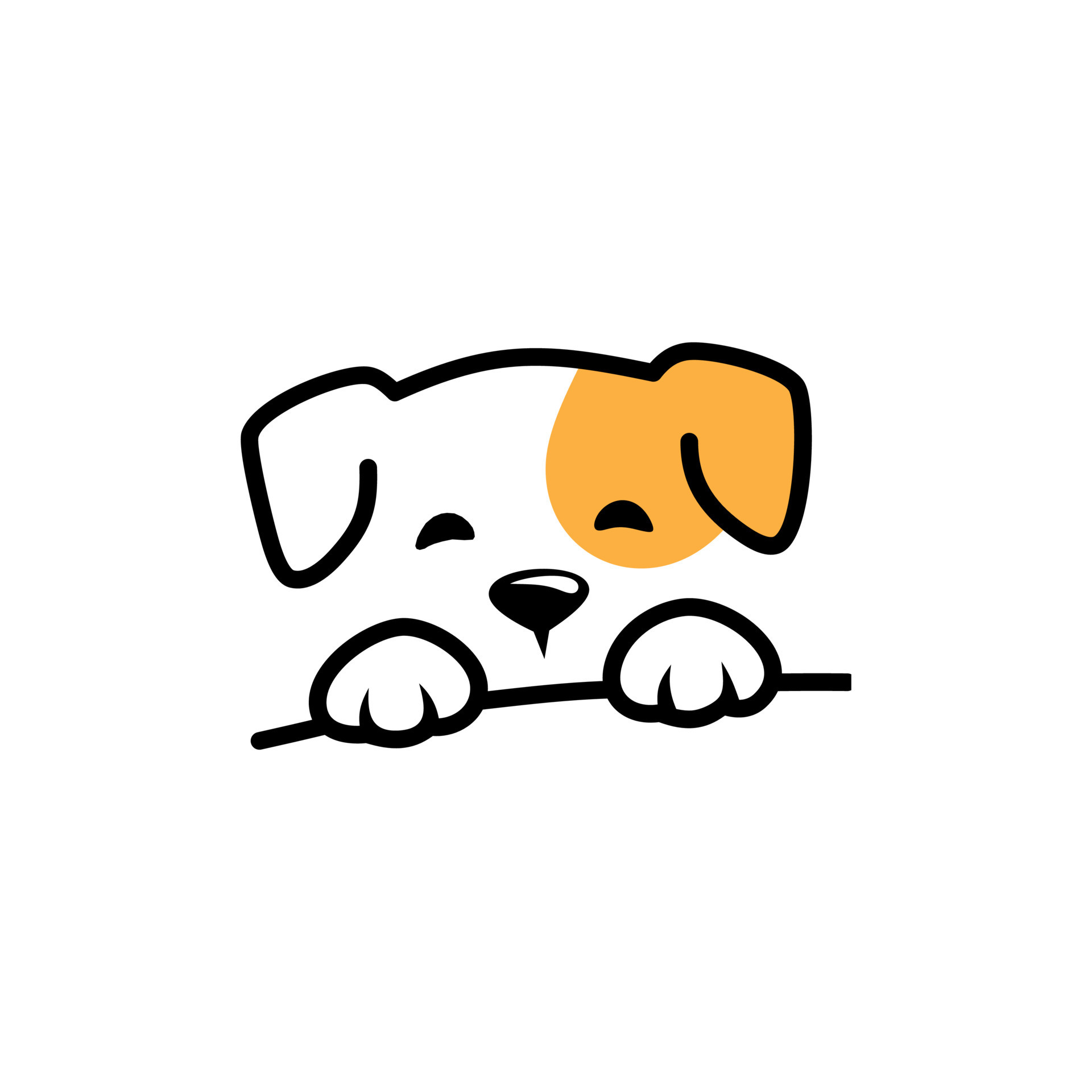 Basset Paws & Heartstrings Logo